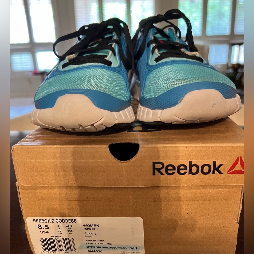REEBOK Z GODDESS HYDROBLU/BLUEBOMB/BLK/WHT Size 8.5 Women’s Running Shoes